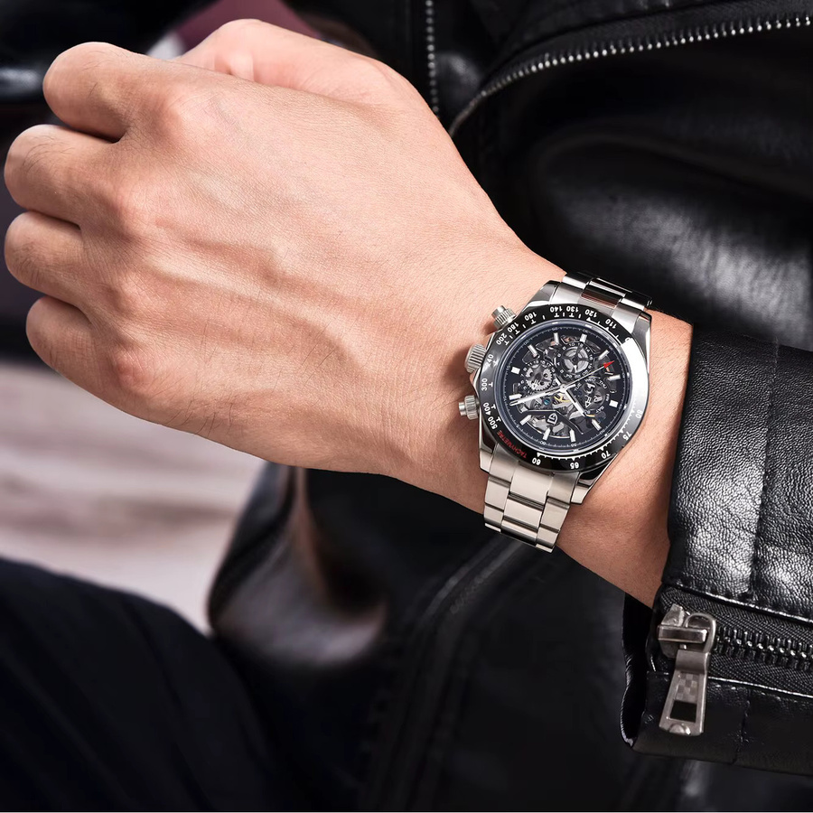 PAGANI DESIGN Chronograph, Automatik, Edelstahl, Saphirglas, Herren - Bild 3