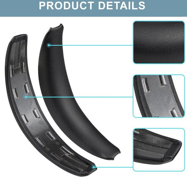 Bose Ersatz-Kopfbandpolster Snap-On für QuietComfort 15 und QC2 Kopfhörer in Schwarz - Bild 1