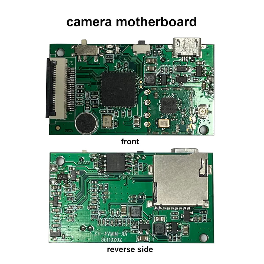 WLAN CCTV-Motherboard mit 200 Megapixeln, 1080P Auflösung, Mikrofon und fester Brennweite, 24-Pin DVP MIP I, Farbe: Grün, Länge: 185 mm - Bild 2