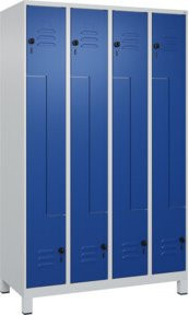 C+P Z-Spind Classic PLUS mit 8 Fächern, Füße, Sicherheits-Drehriegel, H x B x T: 195 x 120 x 50 cm - Bild 1