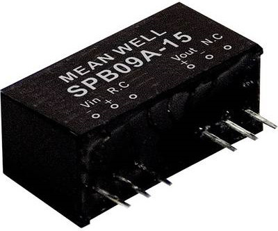 MEAN WELL SPB09C-12 Netzteil und Spannungsumwandler in Schwarz - Bild 1