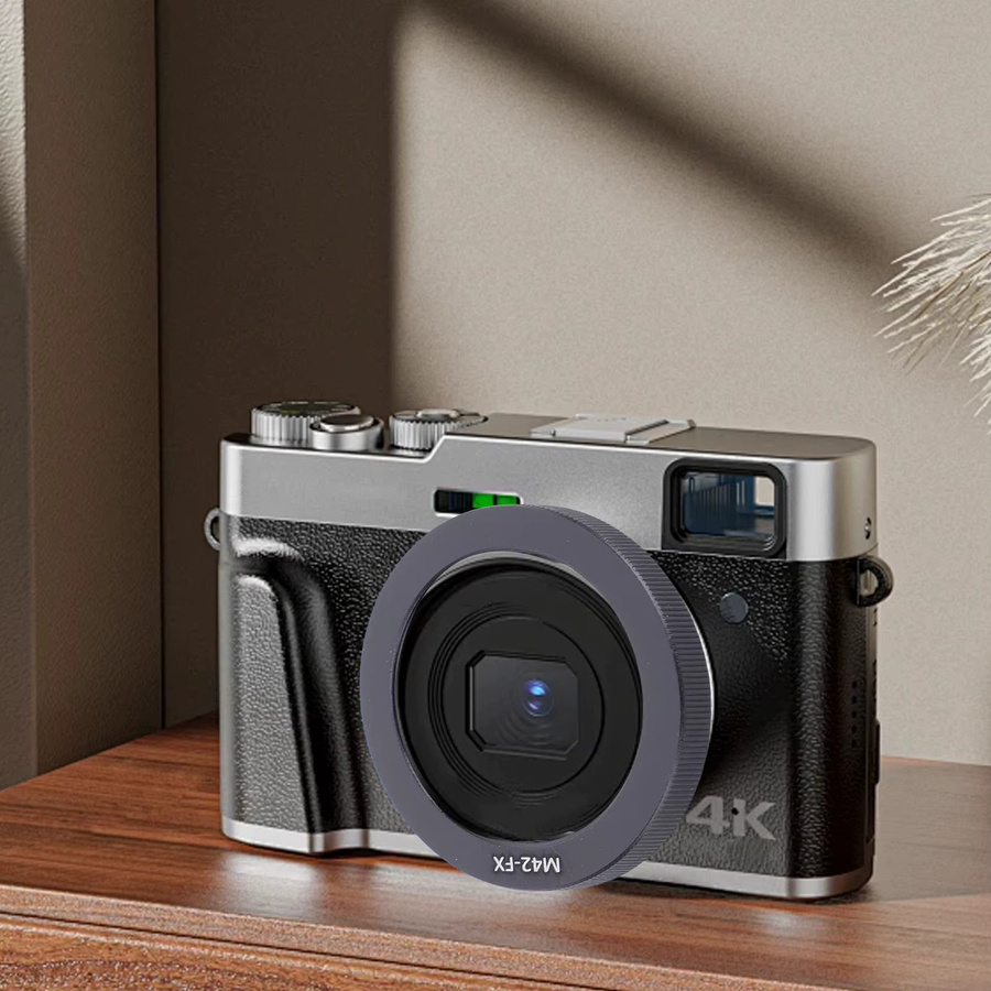 Fujifilm Kameraobjektiv-Adapter M42 auf Fujifilm FX-Mount in Schwarz aus Aluminiumlegierung - Bild 1