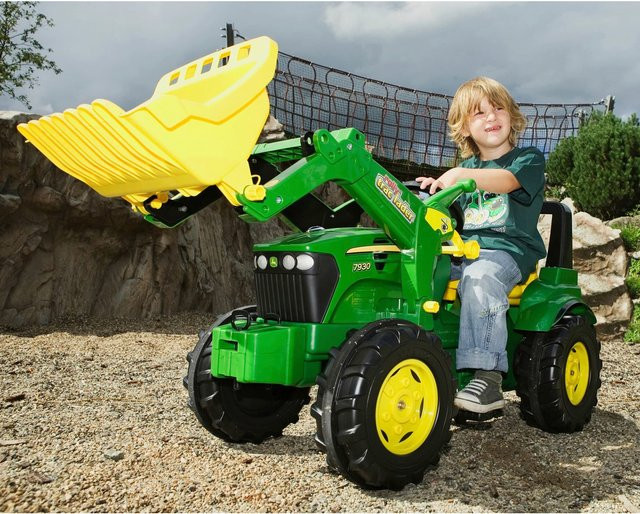 Rolly Toys John Deere 7930 Trettraktor rollyFarmtrac, mit Frontlader, ab 3 Jahren - Bild 1
