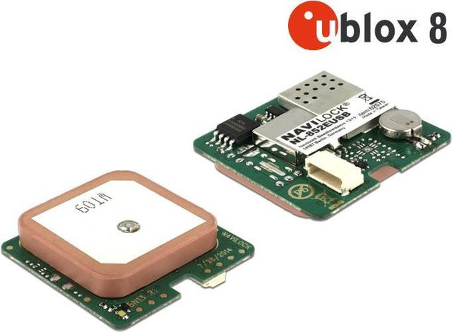 Navilock NL-852EUSB GPS-Empfänger-Modul mit USB-Anschluss in Braun, Grün und Weiß - Bild 1