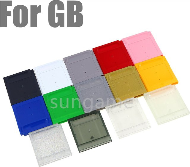 20 Sets OCGAME Ersatz Transparente Plastikkartenhüllen mit Schrauben für Gameboy GB GBC GBP GBA SP Spielkassetten Gehäuseabdeckung in Transparent und Silber - Bild 1