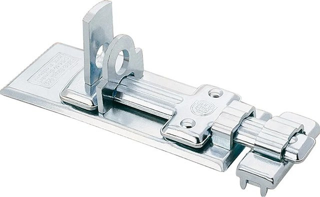 Burg-Wächter Panzer-Riegel R60 Bar Lock aus Edelstahl in Silber - Bild 1