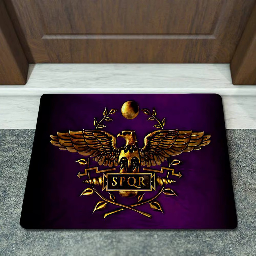 Wandteppich Rastar Estampado Romano S-sPQR-S im Art Deco Design mit Tier-Motiven, Farbe: Lila, B/H: 60 x 40 cm - Bild 2