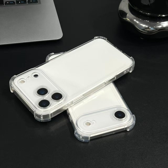 Ricestate Transparente Anti-Drop-Hülle aus Soft TPU für iPhone 17 Pro Max, iPhone 17 Pro und iPhone 17 Air - Bild 1
