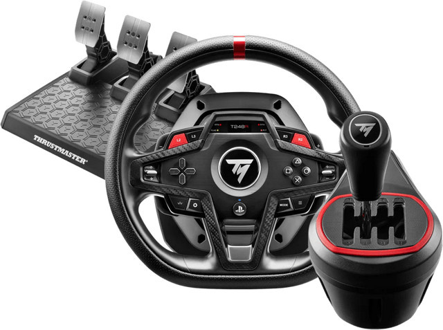 Thrustmaster T248R Racing Wheel Set für PlayStation und PC inklusive TH8S Shifter in Schwarz - Bild 1