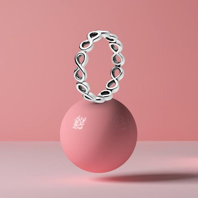 Ring 925 Silber, Herz, Zirkonia, Damen - Bild 1