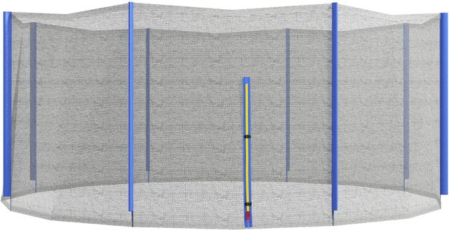 SPORTNOW Ersatzsicherheitsnetz für Trampoline mit Reißverschluss, rund, Durchmesser: 366 cm, Blau - Bild 1