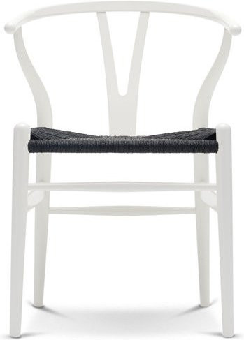 Carl Hansen & Søn CH24 Y Wishbone Stuhl aus Buche mit weißer Papierkordel - Bild 1