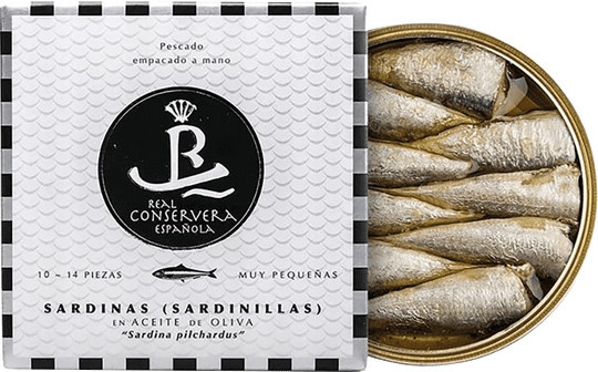 Real Conservera Española Gourmetsardinen geröstet in Olivenöl 115 g - Bild 1