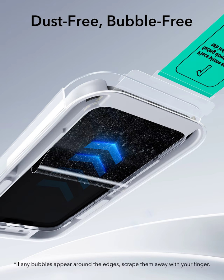 ESR Gehärtetes Glas Displayschutzfolie für iPhone 17, 16, 15, 14 und 13 Serie, Transparent, Datenschutz und hochauflösend - Bild 5