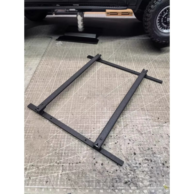 KM Dodge Ram 1500 LKW-Bettgitter/Dachträger-Querträger, Montagehalterungen, Metall, Schwarz - Bild 2