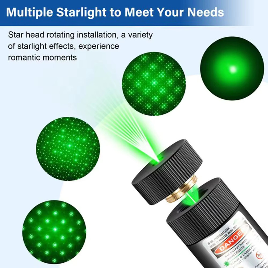 YTYIN Tragbarer Laserpointer LED-Trainings-Taschenlampe, Katzenkitzelspielzeug - Bild 3