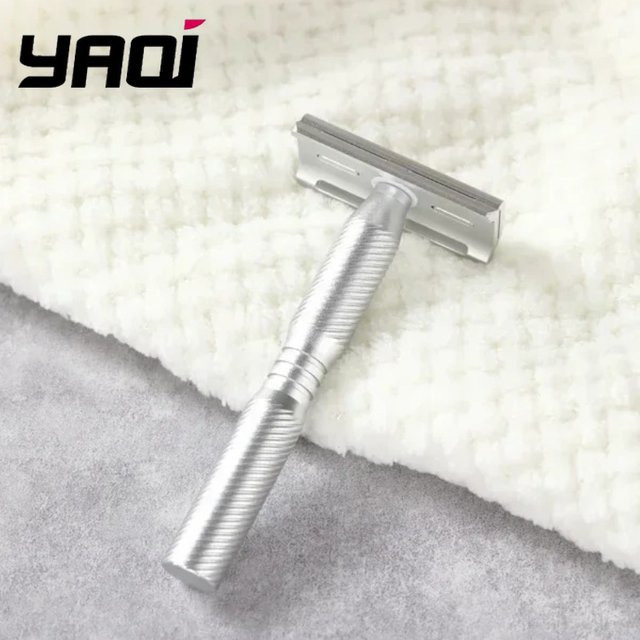 YAQI Ghost Sicherheits-Bartrasierer, Aluminium, Silber, Unisex - Bild 1