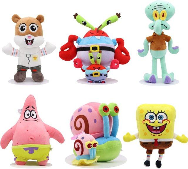 SpongeBob Schwammkopf Plüschtier, Kawaii Serie, Bunt / Mehrfarbig - Bild 1