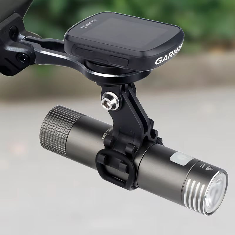 DEEMOUNT Fahrradlenkerhalterung aus Aluminiumlegierung in Schwarz passend für Trek Bontrager Blendr, Cervelo und GoPro sowie Garmin, Wahoo, Bryton und iGPSPORT - Bild 5