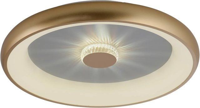 Just Light LED-Deckenleuchte Vertigo in Messing Matt, Durchmesser: 61,5 cm - Bild 1