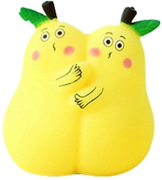 Binchi Outdoor Equipment Anti-Stress Squishy Doppelbirne, birnengelb - Bild 1