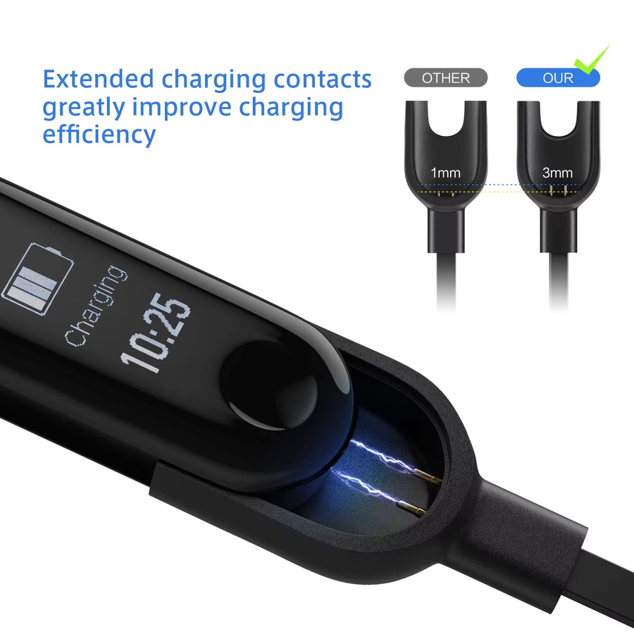 Xiaomi Ladegerät für Mi Band 3, Schwarz - Bild 2