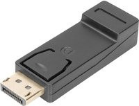 Digitus DisplayPort zu HDMI Adapter DB-340602-000-S Schwarz [1x DisplayPort Stecker - 1x HDMI Buchse] - Bild 1