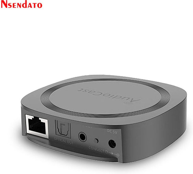 IEAST Audiocast Pro M20 Kabelloser WiFi-Audio-Musikempfänger mit Bluetooth 5.0 für Multi-Room-Hifi-Systeme, Schwarz - Bild 1