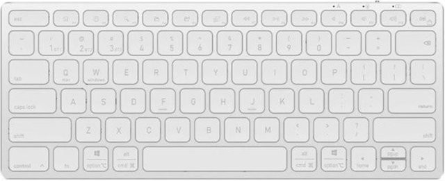 DUX DUCIS LK Mini Bluetooth-Tastatur mit USB-C, Weiß - Bild 1