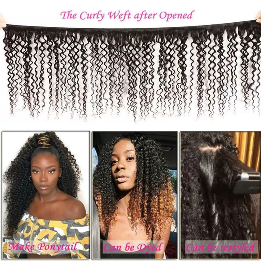 Debut Lockiges Haar Extensions, Unisex - Bild 5