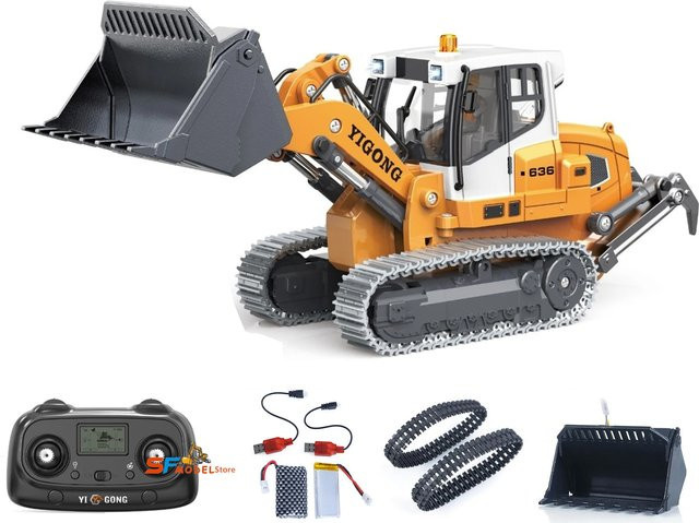 SMODELF RC Mini Loader, Fernbedienung Auto, 1:50, Elektrische Modell Simulation Raupenlader - Bild 1