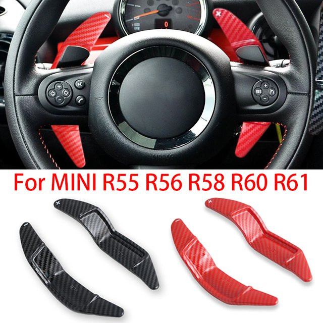 ZUIMI Schaltpaddel Verlängerung Abdeckung für Mini Cooper JCW R55 R56 R58 R60 R61 Lenkrad Zubehör - Bild 1