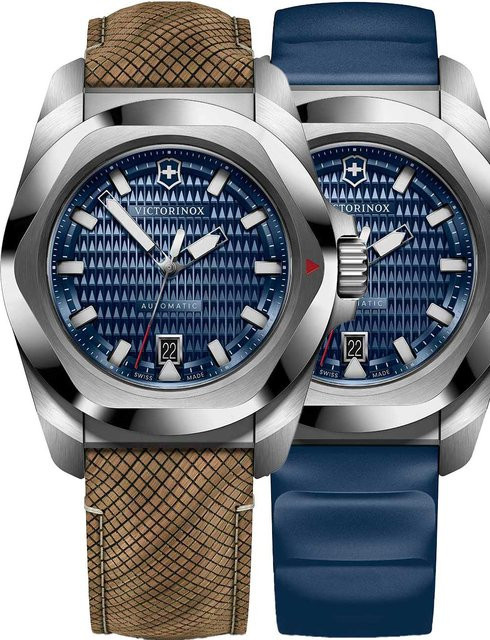 Victorinox Herrenuhr I.N.O.X., Automatik, Edelstahl, 41 mm, Blau, 20 ATM - Bild 1