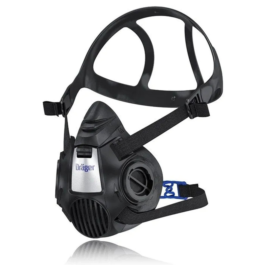 Dräger Atemschutz-Halbmaske X-plore 3500 mit Bajonettverschluss Schwarz - Bild 2