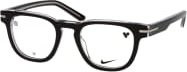 Nike 7175 Korrektionsbrille, Vollrand, quadratisch, Kunststoff, black, Unisex - Bild 1