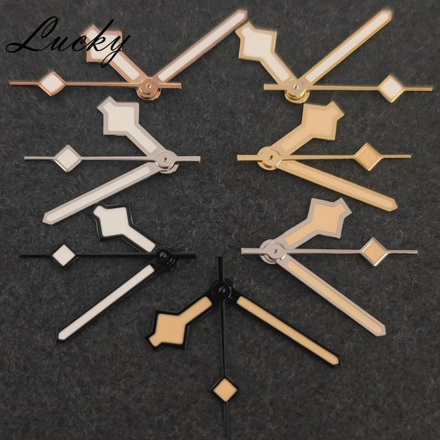 MUZHI Uhrenzeiger, Silbrig Schwarz Gold Gelb Grün, Leuchtend, Unisex - Bild 1