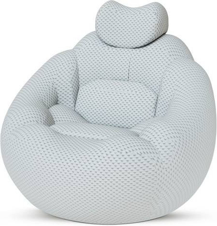 Medisana RS 100 Massagesessel in Grau mit orangefarbenen Akzenten - Bild 1