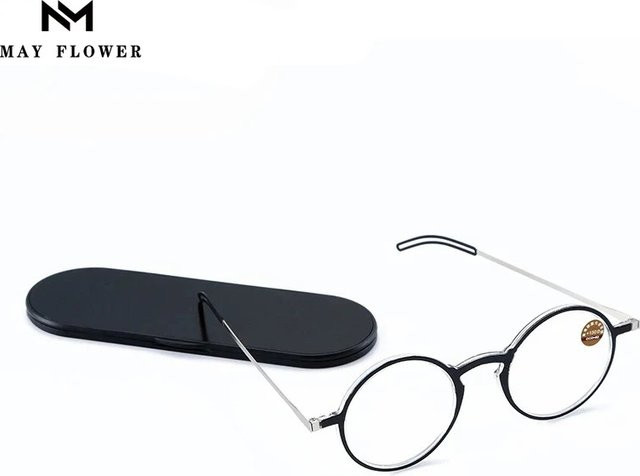 Mai Blume Lesebrille, Rund, Vollrand, Männer, +1,5 - Bild 1