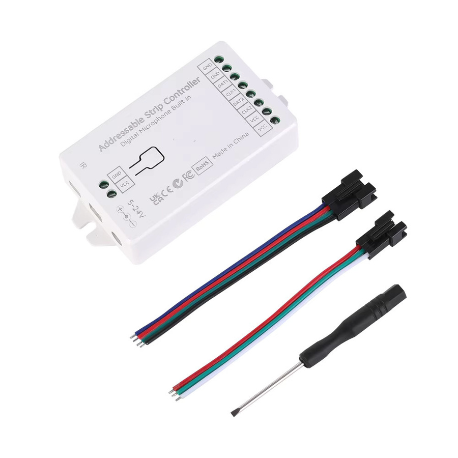 IoTorero WLED Hochleistungs-Adressierbarer Streifencontroller mit WiFi für WS2811 WS2812B WS2814 WS2815 RGBIC in Weiß - Bild 2