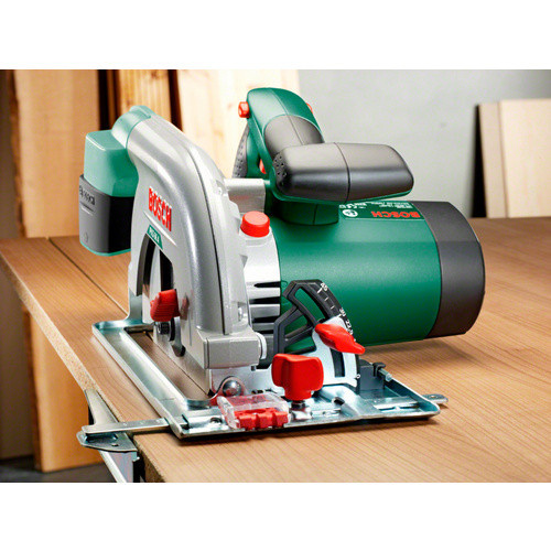 Bosch Handkreissäge PKS 66 A in Grün/Schwarz mit 1600 W und 190 mm Sägeblatt - Bild 2
