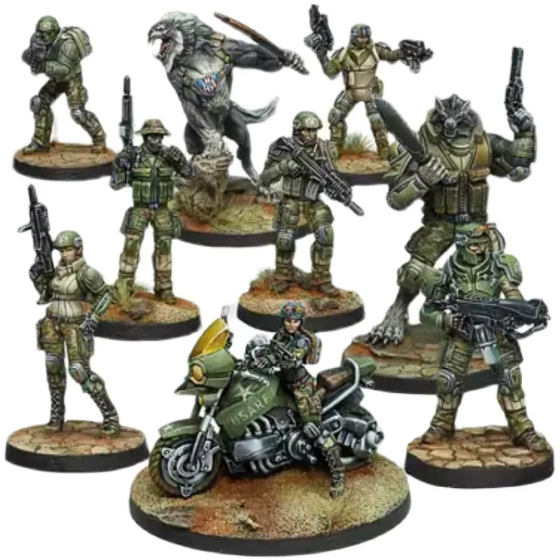 EVANOVM USAriadna Action Pack, Modellbausatz, 9-teiliges Set, unbemalt - Bild 2