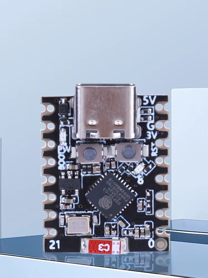 APWIKOGER ESP32-C3 SuperMini Entwicklungsboard mit WiFi und Bluetooth in Schwarz - Bild 4