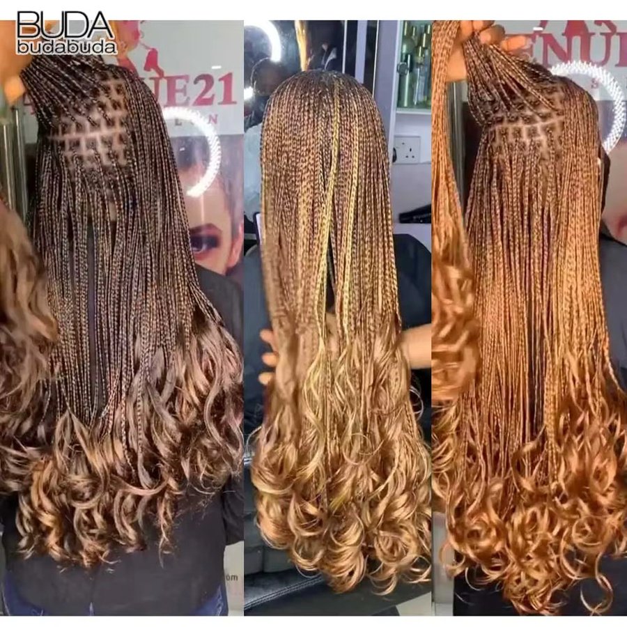 BUDABUDABUDA Haarspray, Französische Locken, 24 Zoll, Damen, Synthetisch - Bild 4