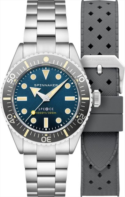 Spinnaker Herrenuhr Spence 300, Automatik, Edelstahl, 40 mm, Blau, 30 ATM - Bild 1