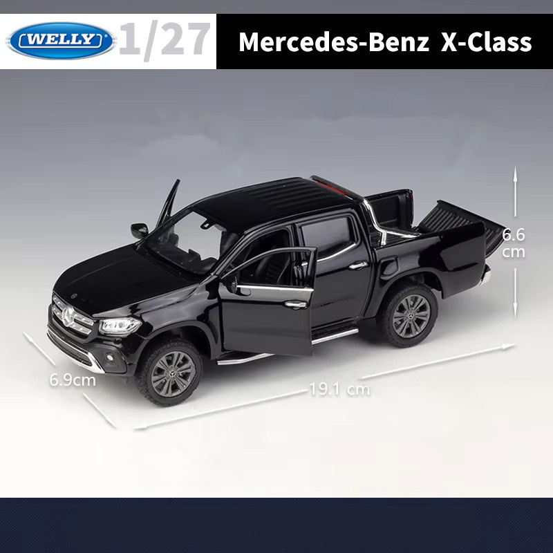 WELLY Mercedes-Benz X-Klasse Pickup, Modellauto, 1:24, Metall - Bild 2