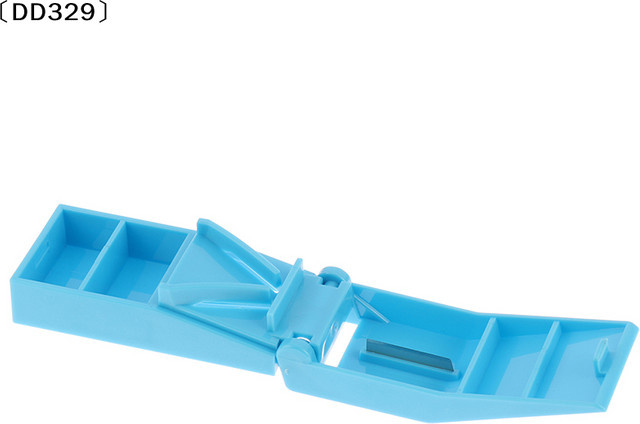 JETTING Pillenaufbewahrungsbox, Medikamentenhalter, Tablettenschneider, blau, Unisex - Bild 1