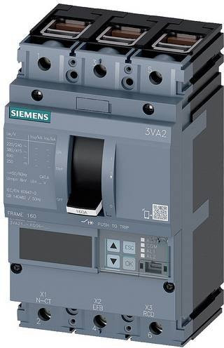 Siemens 3VA2140-8KQ36-0AA0 Leistungsschalter in Grau mit einem Einstellbereich von 16 - 40A und einer maximalen Schaltspannung von 690 V/AC - Bild 1
