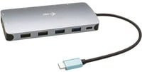 i-tec USB-C Metal Nano Dockingstation in Silber mit 3x Display-Anschluss und Power Delivery - Bild 1