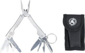 BGS Do it yourself Multifunktions-Werkzeug 8-in-1 aus Edelstahl in Silber mit Messer, Schraubendrehern, Säge und Zange - Bild 1