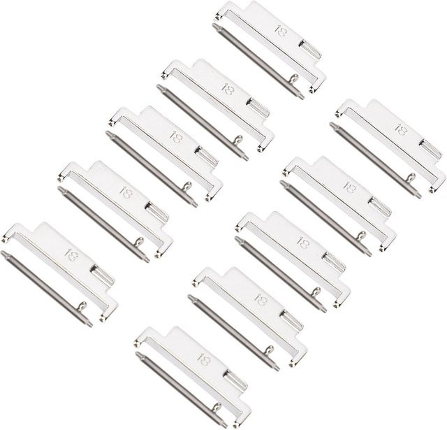 GoolRC Uhrenarmband Adapter Set, Edelstahl, Weiß, 18-22 mm - Bild 1